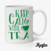 Mug 'Keep Calm with Tea', parfait pour thé ou café, un cadeau original.